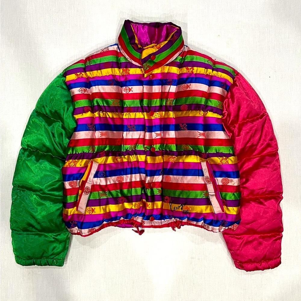 KENZO Puffer multicolor stripe